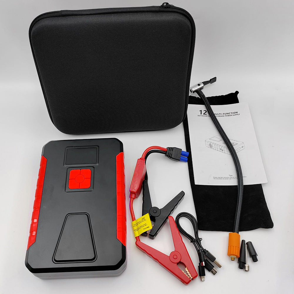 Emergency starter power car inflatable pump dual-use intelligent all-in-one high-capacity hitchhiker