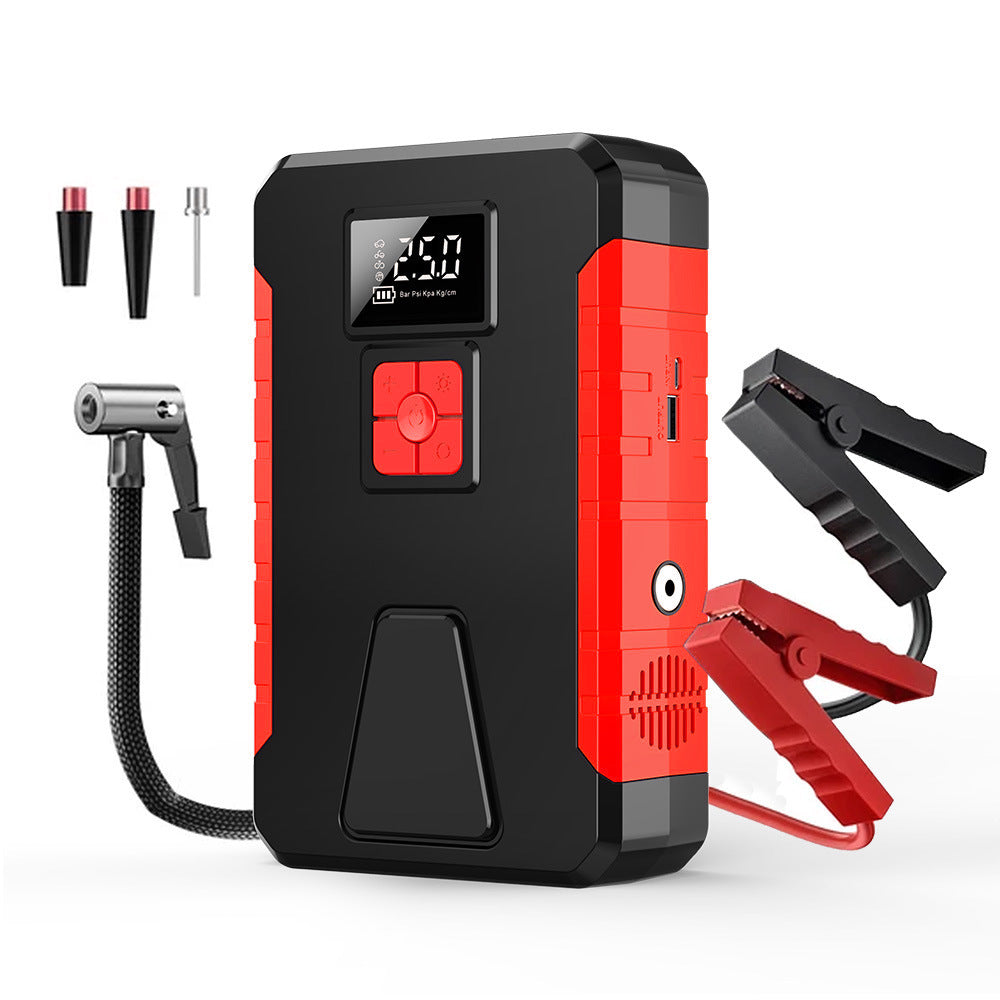 Emergency starter power car inflatable pump dual-use intelligent all-in-one high-capacity hitchhiker
