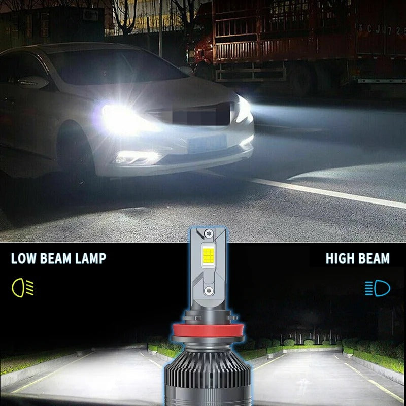 H85, LED Car Headlight, 150W, 6500K, 48000LM, Three Copper Tubes for Heat Dissipation, 2PCS